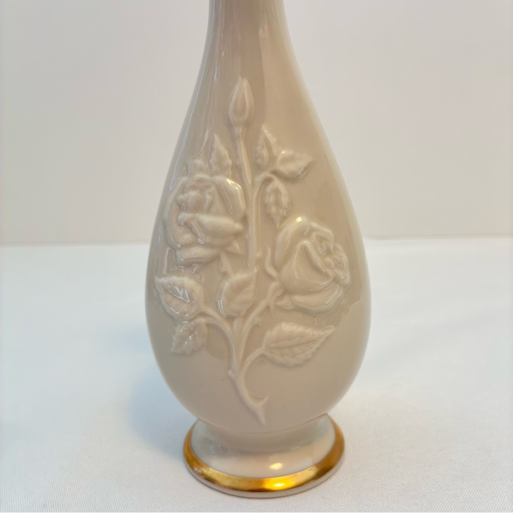 Lenox Sharon Rose Bud Vase - Picture 2 of 7